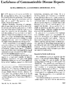 Usefulness of communicable disease reports