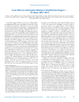 Acute Illnesses and Injuries Related to Total Release Foggers  10 States 20072015