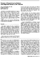 Patterns of hospital use by patients with diagnoses related to HIV infection
