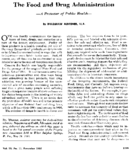 The Food and Drug Administration