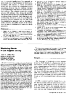 Monitoring health in Los Angeles County