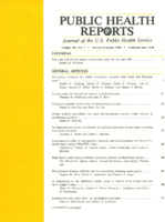 Public Health Reports  v 104  no 1  cover