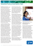 Global Stories Training Infection Prevention and Control Specialists in Nigeria