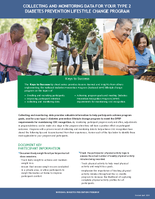 Collecting and Monitoring Data for Your Type 2 Diabetes Prevention Lifestyle Change Program