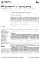 Worklife stress during the coronavirus pandemic among Latina farmworkers in a rural California region