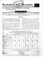 Morbidity and Mortality Weekly Report Vol 13 No 16 for Release April 24 1964