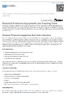 Personal Protective Equipment Use Tracking Tools