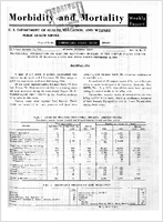 Morbidity and Mortality Weekly Report Vol 13 No 37 for Release September 18 1964