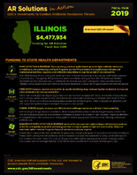 CDCs Investments to Combat Antibiotic Resistance Threats Illinois Fiscal Year 2019