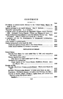 Public Health Reports  v 56 no 19  table of contents