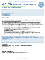MCUBED MOBILE MESSAGING FOR MEN
