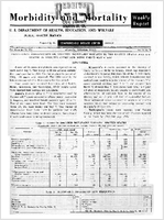 Morbidity and Mortality Weekly Report Vol 13 No 19 for Release May 15 1964