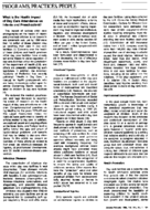 PROGRAMS PRACTICES PEOPLE