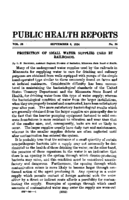 Weekly Reports for SEPTEMBER 5 1924