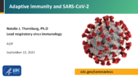 Adaptive immunity and SARSCoV2