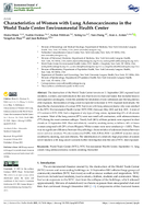 Characteristics of women with lung adenocarcinoma in the World Trade Center Environmental Health Center