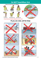 Do not travel when sick