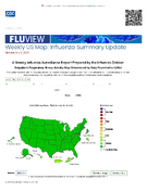 FluView Weekly US Map Influenza Summary Update