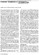 Consumer acceptance of HMOs