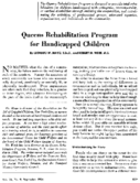 Queens rehabilitation program for handicapped children