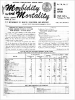 Morbidity and Mortality Weekly Report Vol 16 No 5 week ending February 4 1967