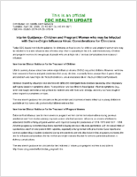 Interim guidance  Children and pregnant women who may be infected with swineorigin influenza virus  Considerations for clinicians
