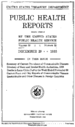 Public Health Reports  v 50 no 51  cover