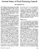 Current status of food poisoning control