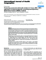 Monitoring countylevel chlamydia incidence in Texas 2004  2005 application of empirical Bayesian smoothing and Exploratory Spatial Data Analysis ESDA methods