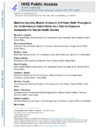 Machine Learning Models of Arsenic in Private Wells Throughout the Conterminous United States As a Tool for Exposure Assessment in Human Health Studies