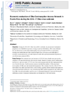 Economic evaluation of Zika Contraception Access Network in Puerto Rico during the 201617 Zika virus outbreak