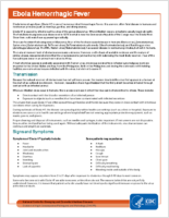 Ebola hemorrhagic fever