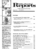 HSMHA Health Reports  v 86 no 8 August 1971  table of contents