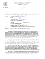 Memorandum for the Heads of Executive Departments and Agencies Open Data PolicyManaging Information as an Asset