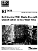 Report of Investigations 9658 Drill Monitor with Strata Strength Classification in NearReal Time