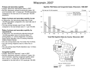 Primary and secondary syphilis  Wisconsin 2007