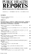 Public Health Rep  v 99 no 5  table of contents