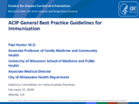 ACIP general best practice guidelines for immunization