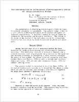 The perturbation of alternating electromagnetic fields by threedimensional bodies