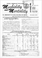 Morbidity and Mortality Weekly Report Vol 16 No 27 week ending July 8 1967