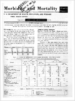 Morbidity and Mortality Weekly Report Vol 12 No 43 for Release November 1 1963