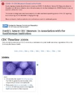 CDC timeline 2000s