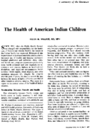 The health of American Indian children