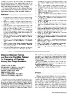 Distance between homes and exercise facilities related to frequency of exercise among San Diego residents