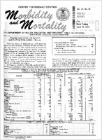 Morbidity and Mortality Weekly Report Vol 24 No 16 week ending April 19 1975