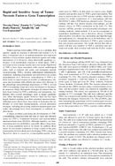 Rapid and Sensitive Assay of Tumor Necrosis FactorX Gene Transcription