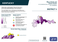 KY Congressional District 04 Stroke and Stroke Centers Map 119th Congress