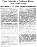 Three Outbreaks Of Foodborne Disease With Dual Etiology