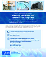 Sampling Procedure and Potential Sampling Sites for Legionella Environmental Assessment Form LEAF 202301