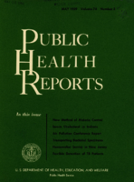 Public Health Reports  v 74  no 5  cover